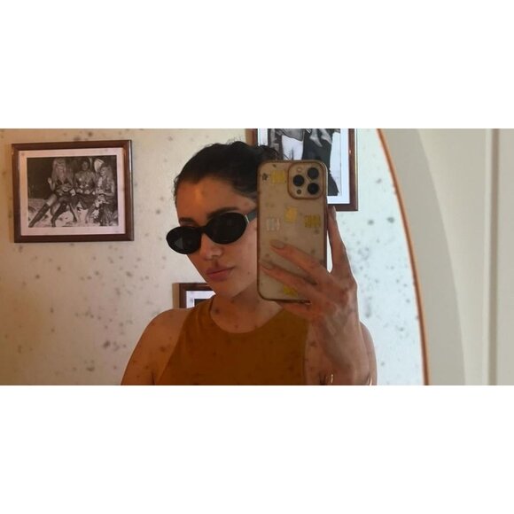 New SAINT LAURENT Black Square SL M136 001 Sunglasses Women - Picture 5 of 7